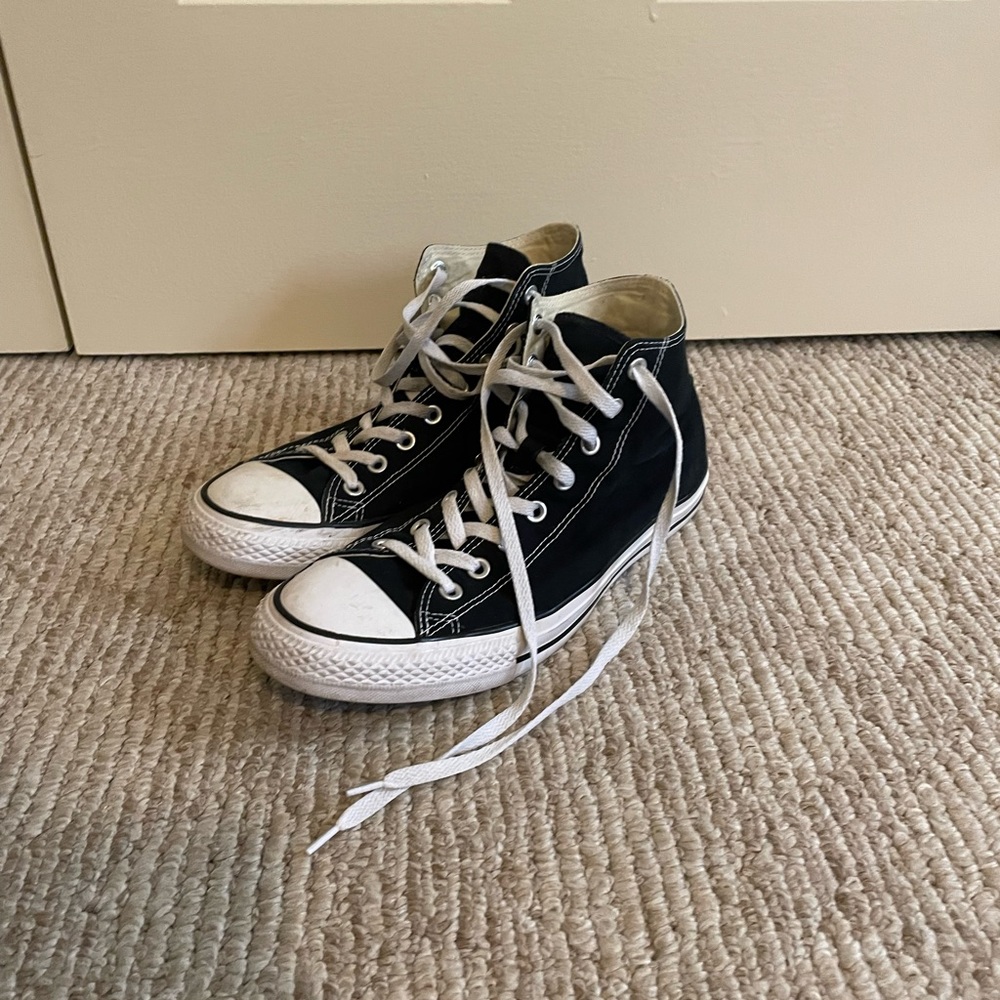 Converse All Star Mid Black Size 9.5